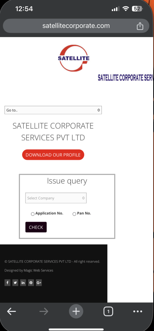 How to check Ganesh Infraworld IPO allotment status on SatelliteCorp?