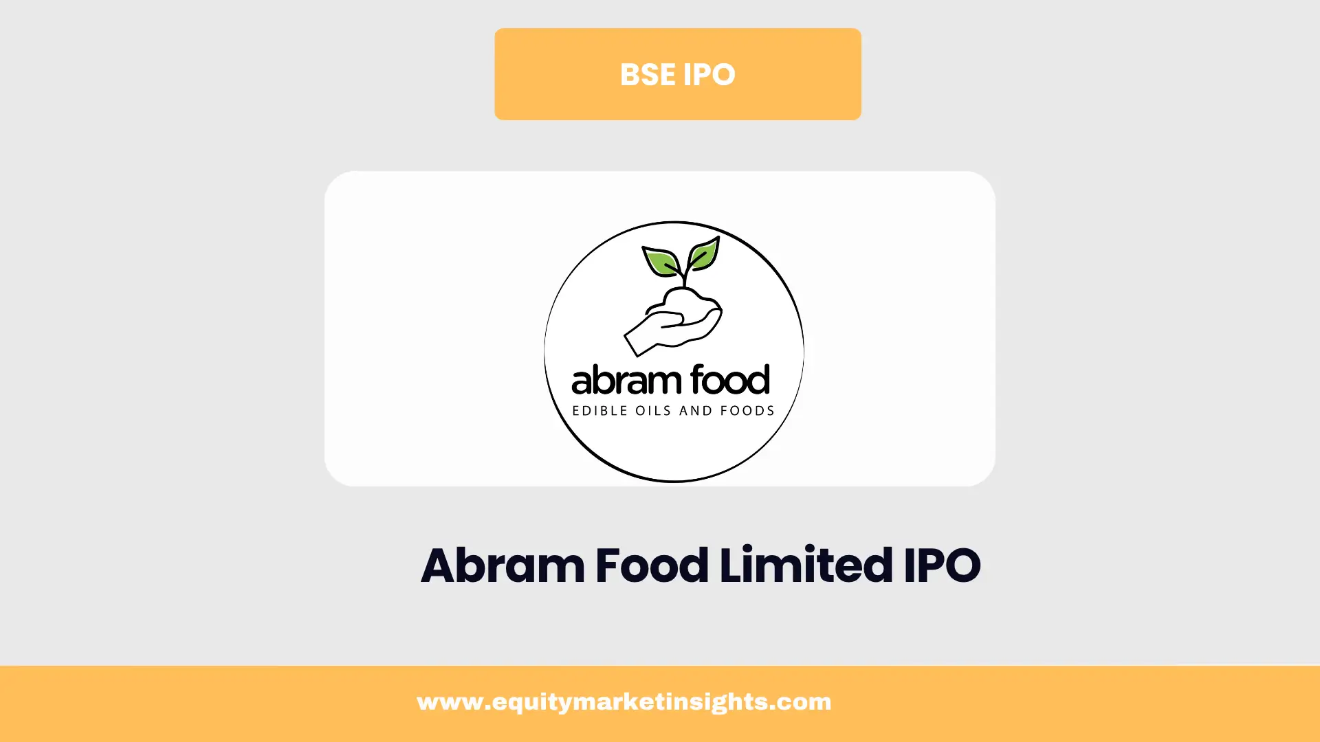 Abram Food IPO Opens June 24: Price, Dates, Lot Size & Key Details