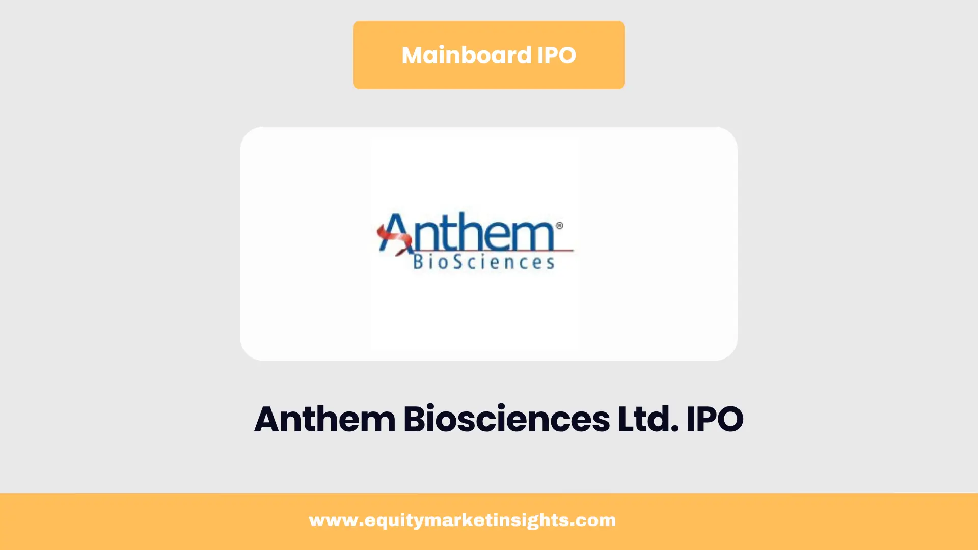 Anthem Biosciences IPO Opens July 14: Price, Dates, Lot Size, and Details